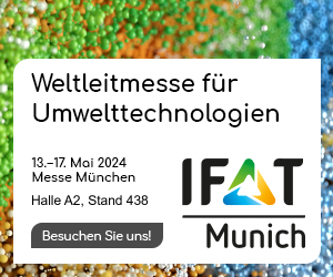 Weltleitmesse für Umwelttechnologie IFAT 2024
